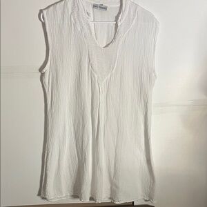 😄Cotton tunic top coverup pullover xl